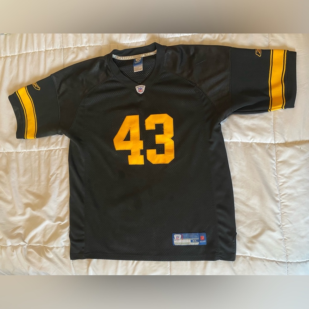 Pittsburgh Steelers jersey youth XL #43 polamalu